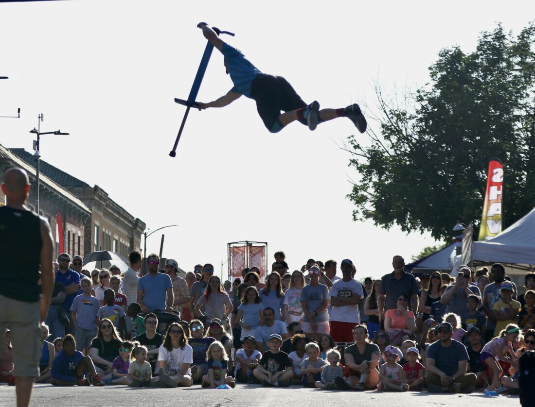 PHOTOS Busker Festival begins in downtown Lawrence News, Sports